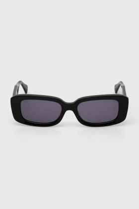 AllSaints ochelari de soare femei, culoarea negru