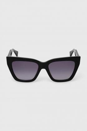 AllSaints ochelari de soare femei, culoarea negru