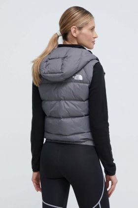 The North Face vestă sport cu puf Hyalite culoarea gri, de iarna