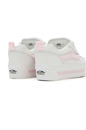 Vans tenisi de piele Knu Stack femei, culoarea alb, VN000CP6YL71