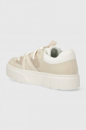 Timberland sneakers din piele Laurel Court culoarea bej, TB0A61DMEM31