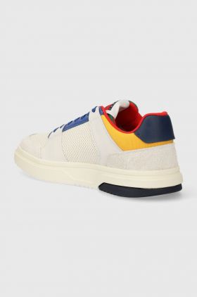 Tommy Jeans sneakers din piele THE BROOKLYN ARCHIVE GAMES culoarea alb, EM0EM01482