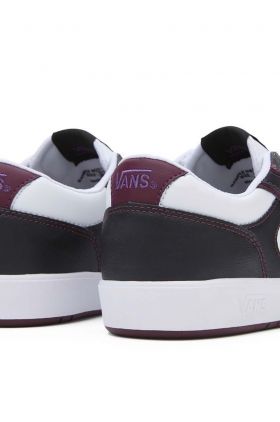 Vans sneakers din piele Lowland CC culoarea alb, VN000BWBBM81