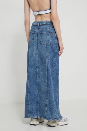 HUGO fustă din denim maxi, creion 50519545