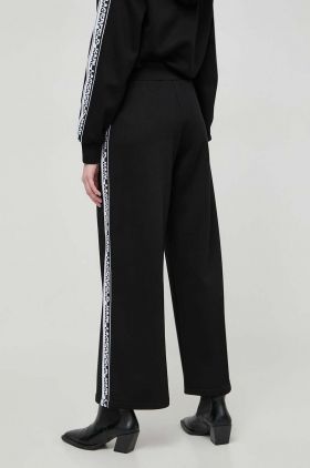 Karl Lagerfeld pantaloni de trening culoarea negru, cu imprimeu