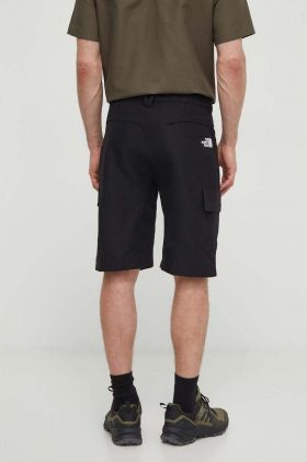 The North Face pantaloni scurti barbati, culoarea negru