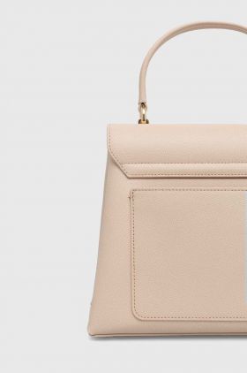 Furla poseta de piele culoarea roz