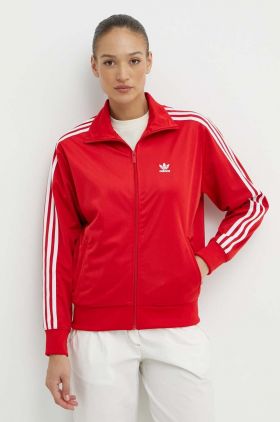 adidas Originals bluză femei, culoarea roșu, cu imprimeu   IP0602