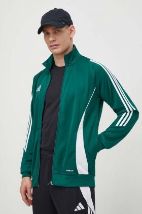 adidas Performance hanorac de antrenament Tiro 24 culoarea verde, cu imprimeu  IR7500