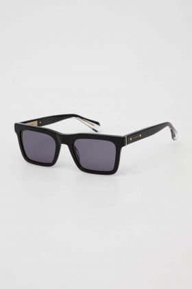 AllSaints ochelari de soare femei, culoarea negru