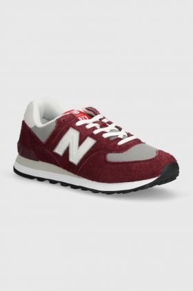 New Balance sneakers 574 culoarea bordo, U574BGH