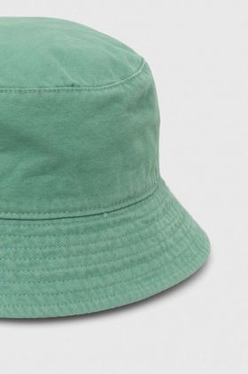 Levi's palarie din bumbac culoarea verde, bumbac