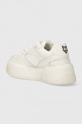 Naked Wolfe sneakers Crash White culoarea alb