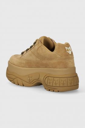Naked Wolfe sneakers din piele intoarsă Sporty Tauper culoarea bej