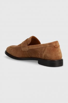 Gant mocasini din piele intoarsa Lozham barbati, culoarea maro, 28673510.G45