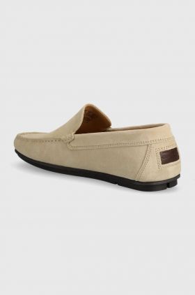 Gant mocasini din piele intoarsa Wilmon barbati, culoarea bej, 28673544.G11