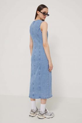 Abercrombie & Fitch rochie jeans midi, drept