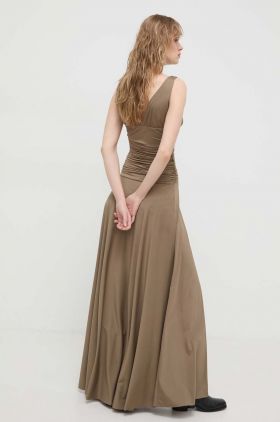 Aniye By rochie culoarea verde, maxi, evazați 185215