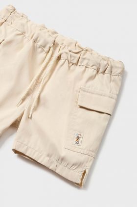 Mayoral pantaloni scurti bebe culoarea bej