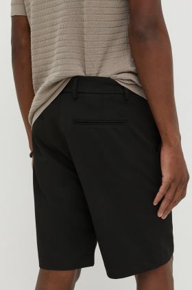 Les Deux pantaloni scurti barbati, culoarea negru