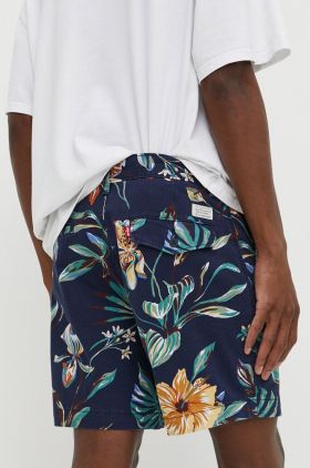 Levi's pantaloni scurti din bumbac culoarea albastru marin