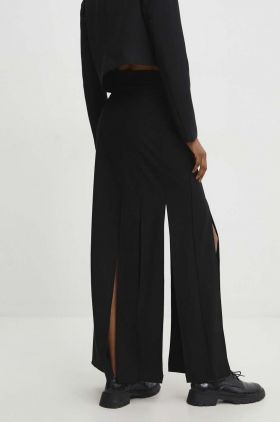 Answear Lab fusta culoarea negru, maxi, drept