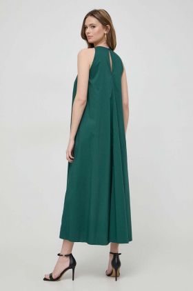 Liviana Conti rochie culoarea verde, maxi, evazați L4SK89