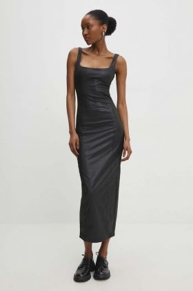 Answear Lab rochie culoarea negru, maxi, mulata