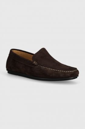 Gant mocasini din piele intoarsa Wilmon barbati, culoarea maro, 28673544.G46