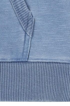 Levi's bluza copii LVB HEADLINE INDIGO HOODIE cu glugă, neted