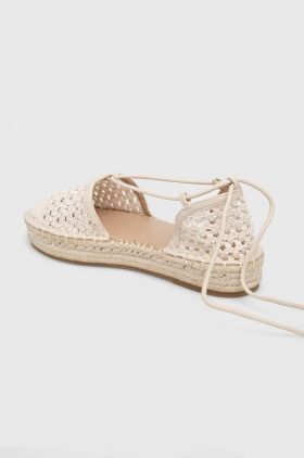 Aldo espadrile Picot culoarea bej, 13573899.Picot