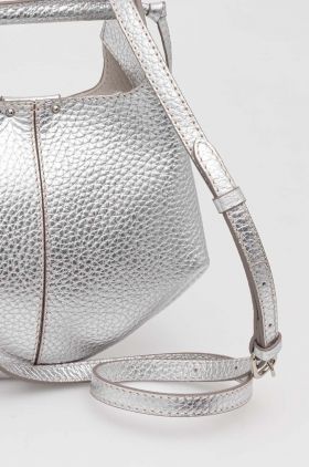 Gianni Chiarini poseta de piele culoarea argintiu