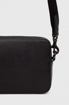 Coach borseta de piele culoarea negru