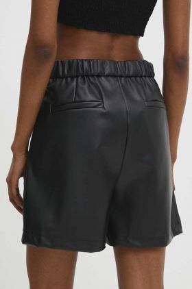 Answear Lab fustă pantaloni culoarea negru, neted, high waist