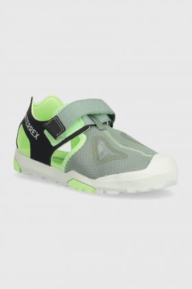 adidas TERREX sandale copii TERREX CAPTAIN TOEY 2.0 K culoarea verde