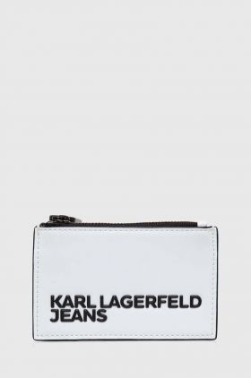 Karl Lagerfeld Jeans portofel culoarea alb