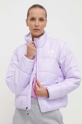 The North Face geaca TNF JACKET 2000 femei, culoarea violet, de iarna