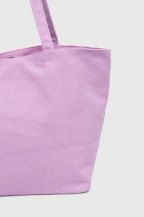 Karl Lagerfeld geanta de bumbac culoarea violet