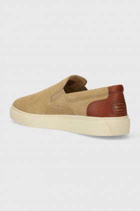 Gant tenisi din piele intoarsa Mc Julien culoarea bej, 28633522.G72
