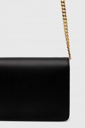Elisabetta Franchi poseta de piele culoarea negru