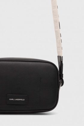 Karl Lagerfeld poseta de piele culoarea negru