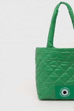 Karl Lagerfeld poseta culoarea verde