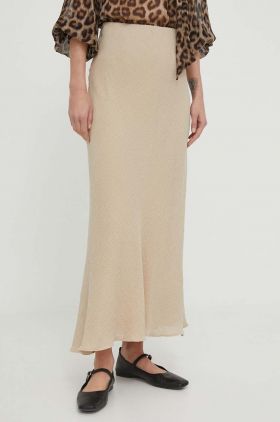By Malene Birger fusta culoarea bej, maxi, drept