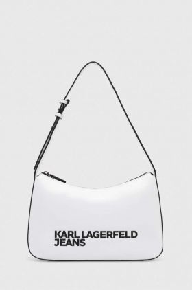 Karl Lagerfeld Jeans poseta culoarea alb