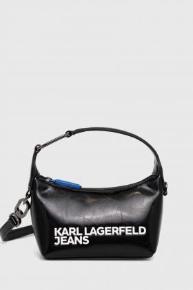 Karl Lagerfeld Jeans poseta culoarea negru