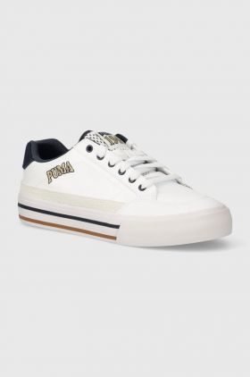 Puma teniși Court Classic Vulc Retro Club bărbați, culoarea alb, 395089