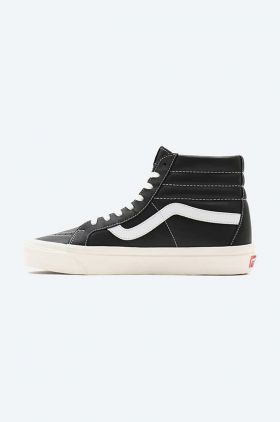 Vans teniși de piele Sk8-Hi 38 Dx culoarea negru VN0A38GF103-black