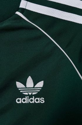 adidas Originals bluza copii culoarea verde, cu imprimeu