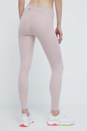 adidas by Stella McCartney leggins de antrenament TruePurpose Optime culoarea roz, neted, IR9643