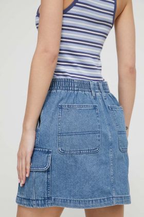 Vans fusta jeans mini, drept